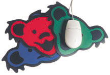 Thin Bear Face Mouse Pad